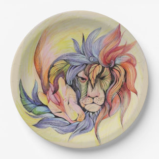 Sun of Love Paper Plate