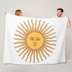 Sun of May Fleece Blanket