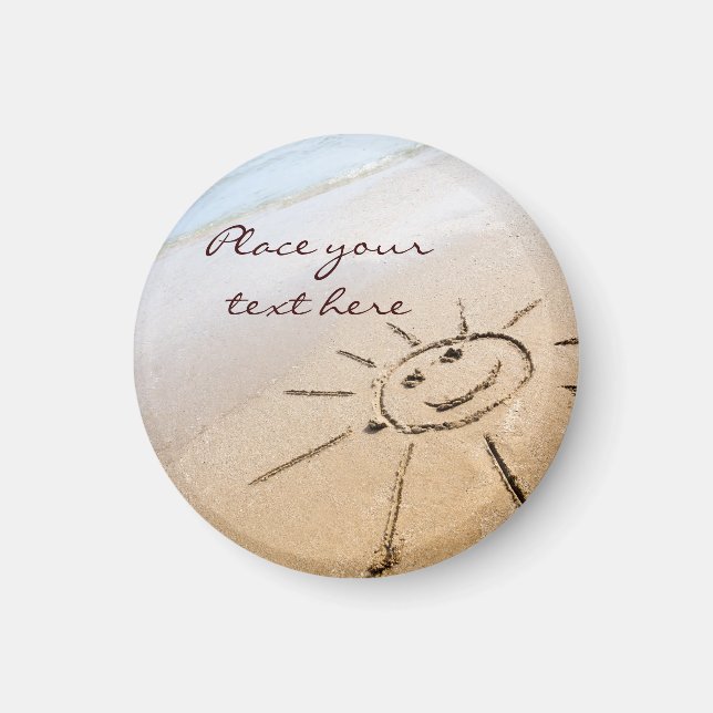 Sun On The Beach Magnet (Front)