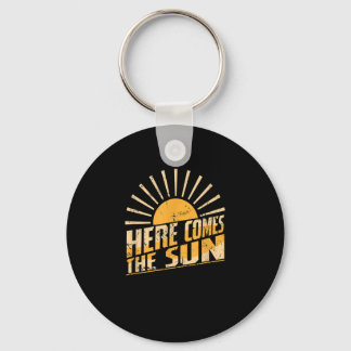 Sun on the Horizon here comes the Sun Key Ring