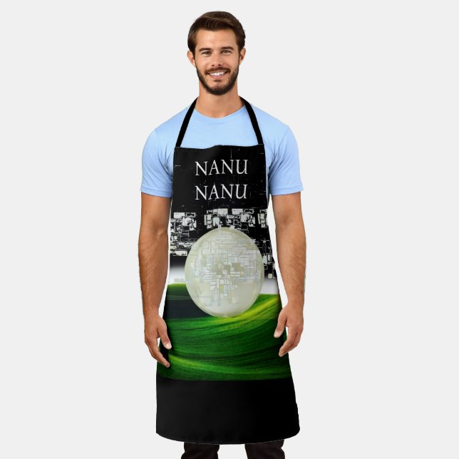 SUN ON THE MOON APRON (Worn)