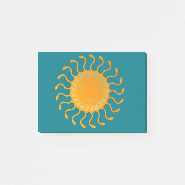 Sun Ornament Design Post-it Notes (Front)