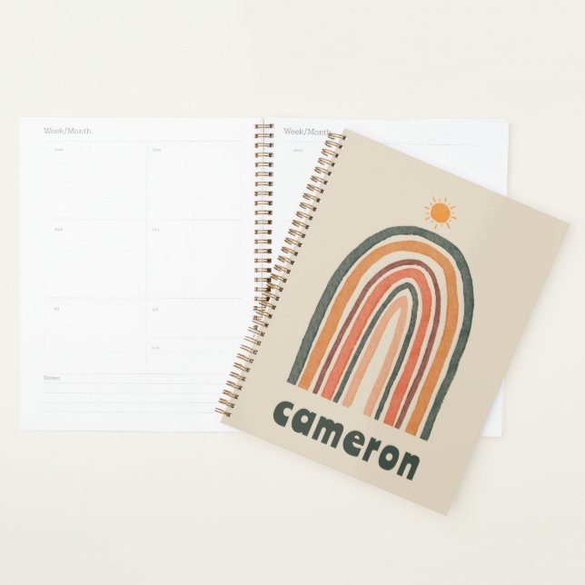 Sun Over A Rainbow Planner (Display)