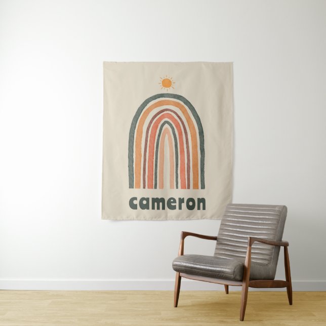 Sun Over A Rainbow Tapestry (In Situ)