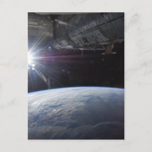 Sun Over Earth's Horizon Postcard