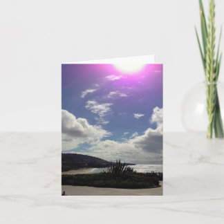 Sun over Laguna Beach Card