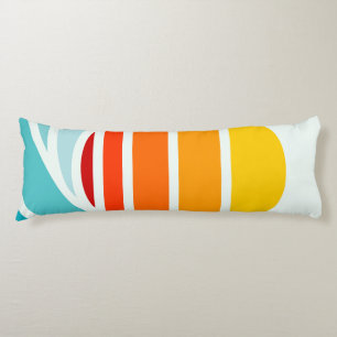 Sun Over Ocean Waves, Modern Body Cushion