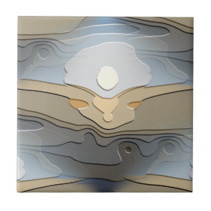 SUN OVER THE HILLS     TILE