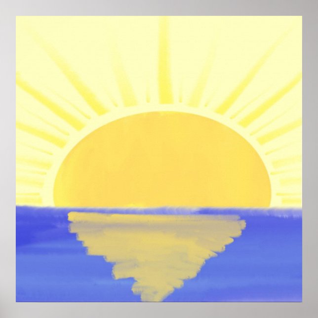 sun painting art poster (Front)