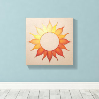 Sun Painting Canvas Print