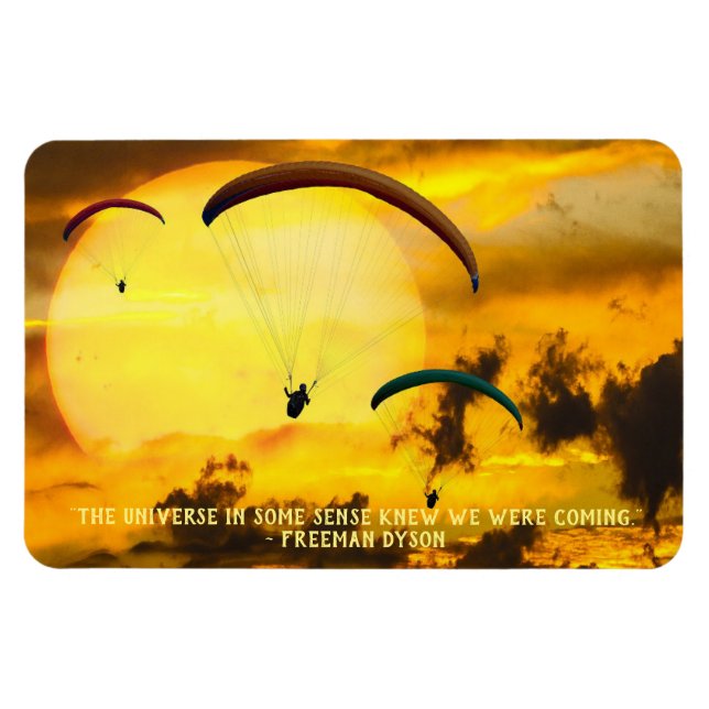 Sun Paragliders Scientist Quotation Magnet (Horizontal)