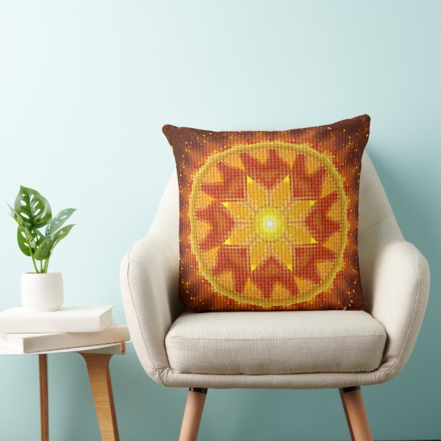 Sun pattern cushion (Chair)