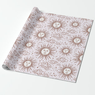 Sun Pattern Wrapping Paper
