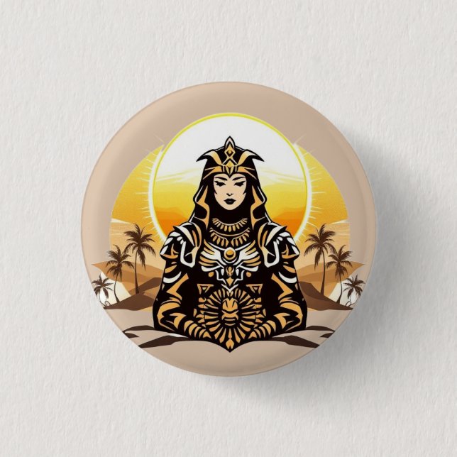 Sun Priestess 3 Cm Round Badge (Front)