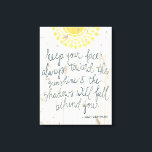 Sun Quote III Canvas Print<br><div class="desc">Sun Quote III by Grace Popp</div>