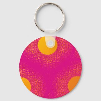 Sun radiates purple lights key ring