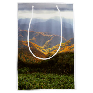 Sun Rays Over Shirakami-Sanchi Mountains Medium Gift Bag