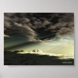 Sun rays poster