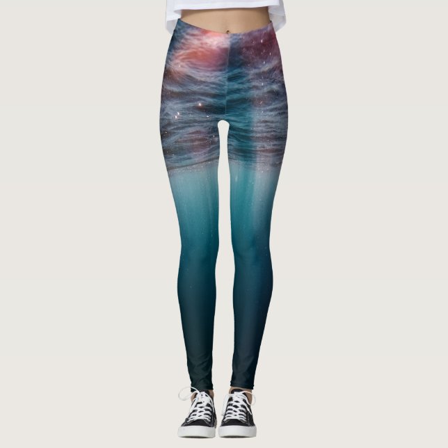 sun rays under water leggings (Front)
