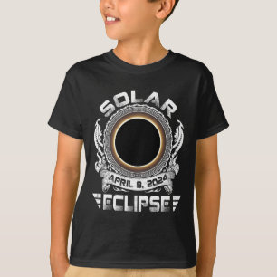 Sun Retro Solar Eclipse 2024 Totality April 8 Men  T-Shirt