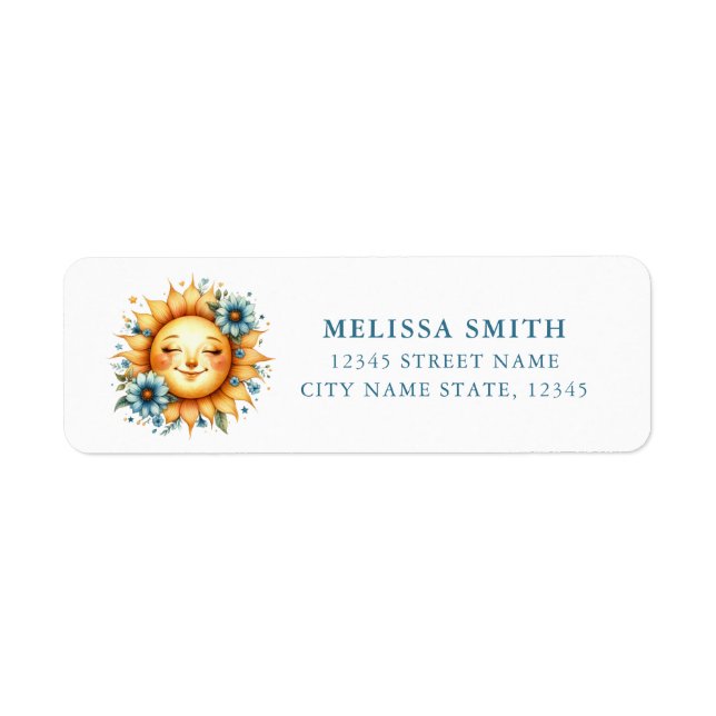 Sun Return Address Labels (Front)