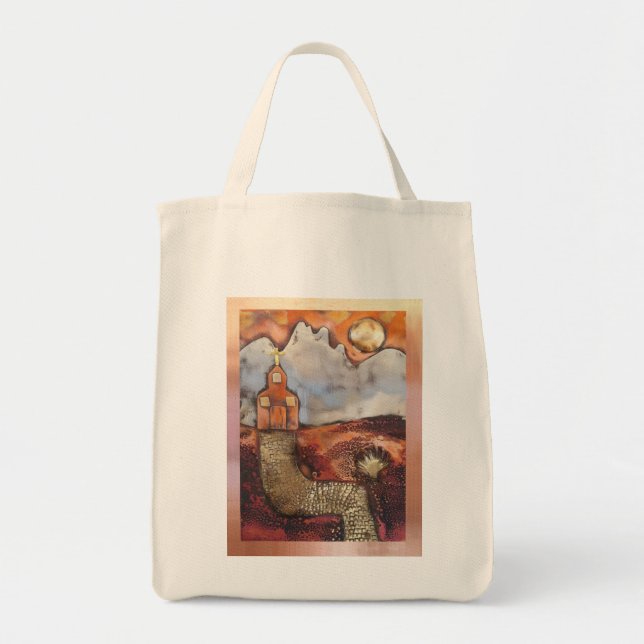Sun Rise Church By Sheri Kerr Tote Bag (Front)