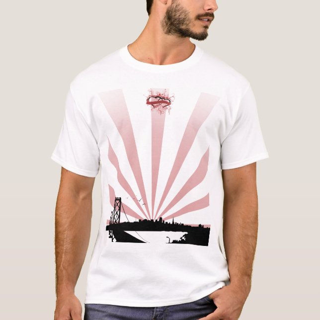 Sun Rise in City T-Shirt (Front)