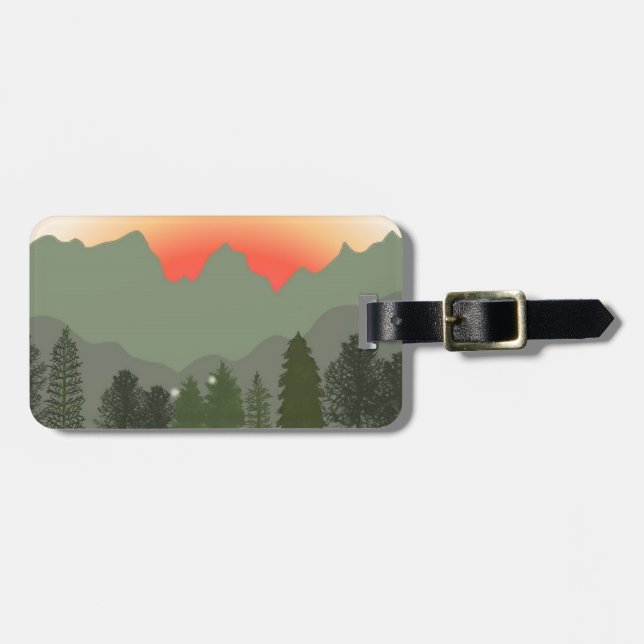 Sun Rise Luggage Tag (Front Horizontal)