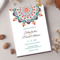Sun Rising Boho Rustic Floral Mandala Wedding
