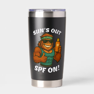 Sun’s Out - Funny Orangutan Beach Gym Insulated Tumbler