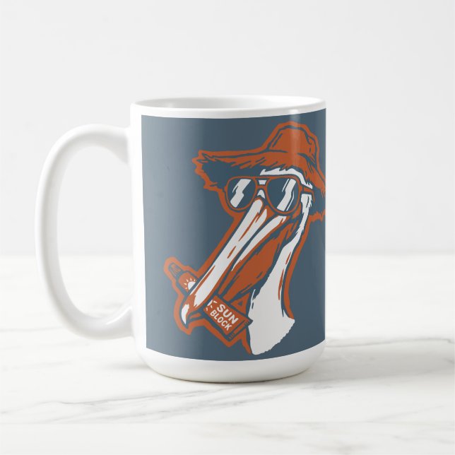 Sun-safe Pelican Coffee Mug (Left)
