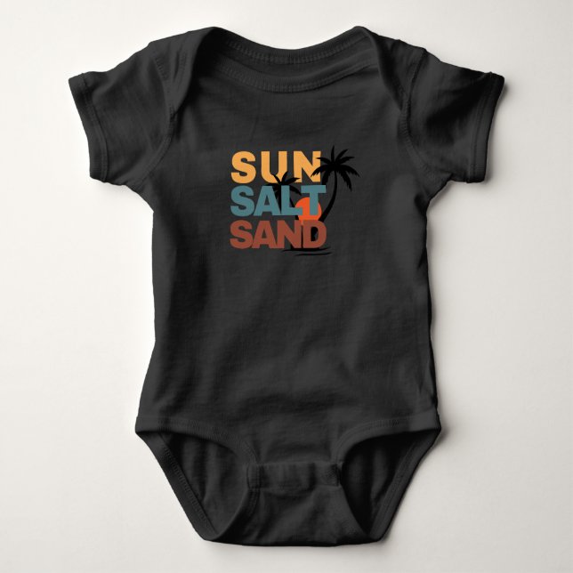 Sun Salt Sand Baby Bodysuit (Front)
