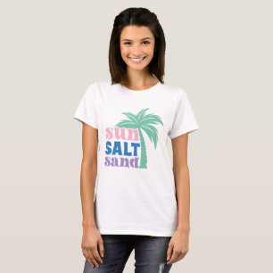 Sun Salt Sand Boho Retro Summer  T-Shirt