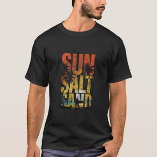 Sun Salt Sand Summer Break Sea Beach Vacation Grap T-Shirt