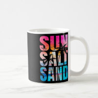 Sun Salt Sand Summer Vacation Hawaii Beach Funny F