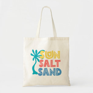 Sun Salt Sand Summer Vibes Tote Bag