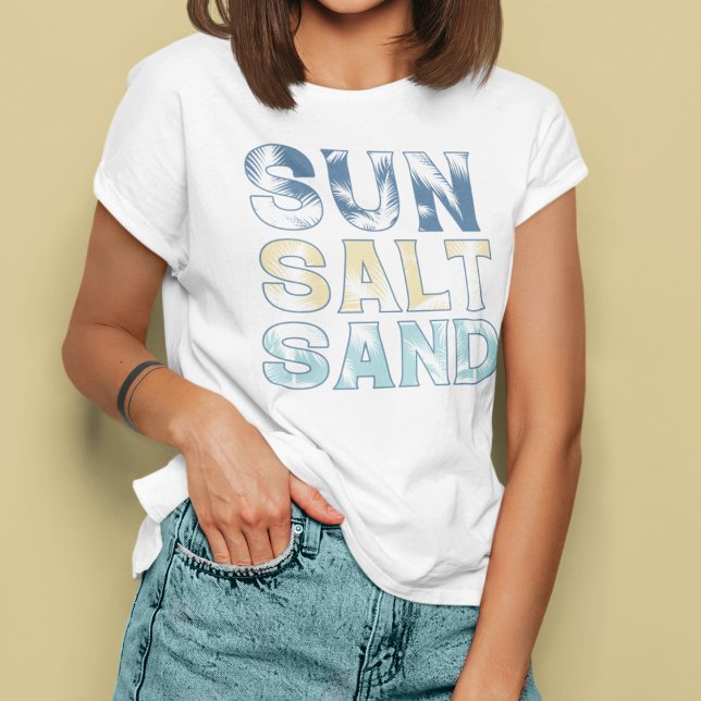 Sun Salt Sand T-Shirt (Creator Uploaded)