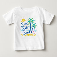 Sun Salt Sand – Tropical Beach Palm Tree Summer