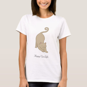 Sun salutation downward kitty cat yoga T-Shirt