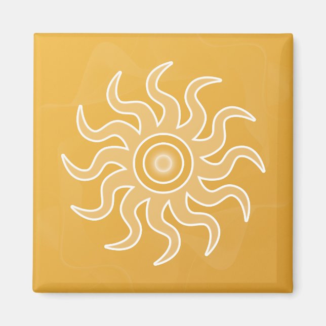 Sun Salutation Magnet (Front)