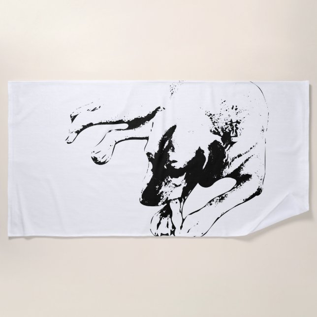 Sun, Sand, and a Rope Beach Towel (Front)