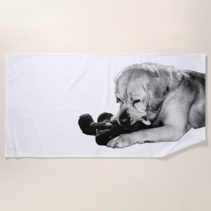 Sun, Sand, and Loyalty Beach Towel