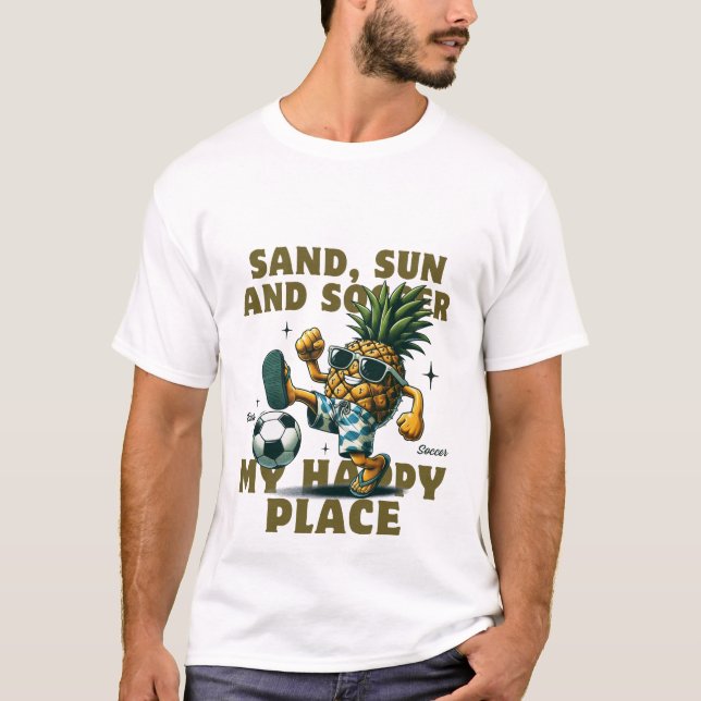 Sun, Sand and Soccer T-Shirt (Front)