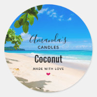 Sun Sand and Surf Tropical Beach Candle Business