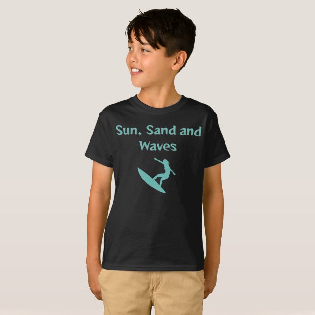 Sun, Sand and Waves T-Shirt (Front Full)