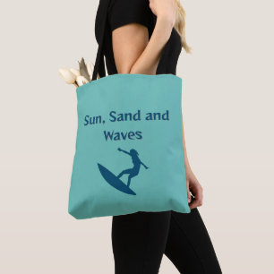 Sun, Sand and Waves Tote Bag