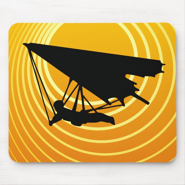 sun scene hang gliding mouse pad (Front)