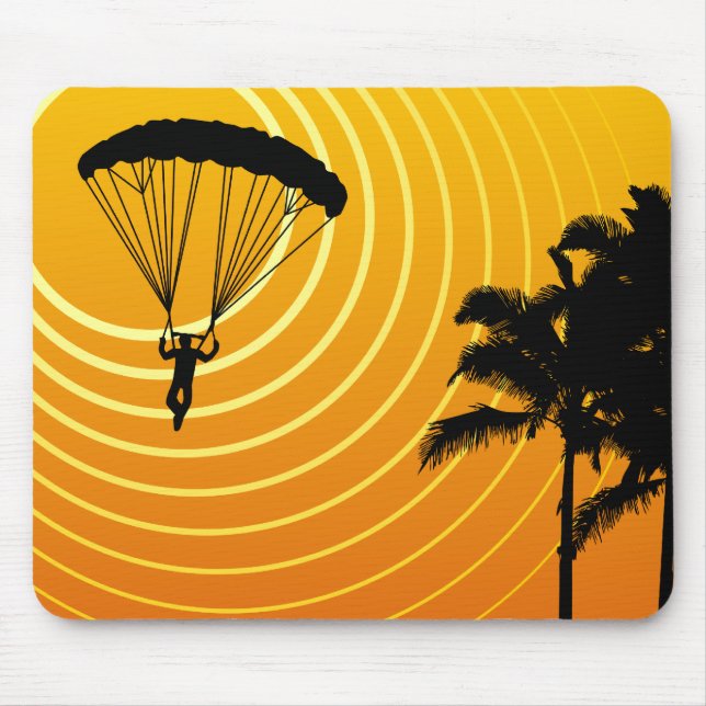 sun scene skydiving mouse pad (Front)