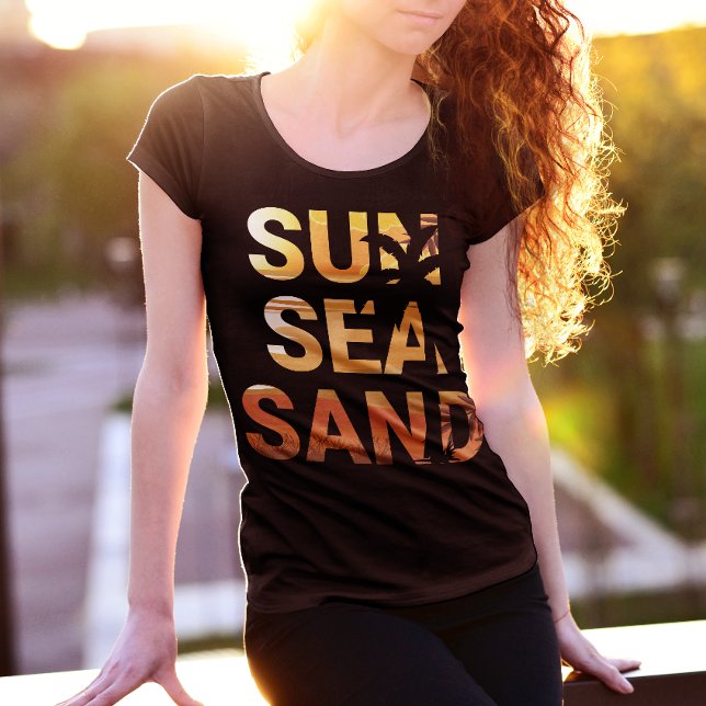 SUN SEA SAND | SUMMER TRAVEL Holiday T-Shirt (Creator Uploaded)