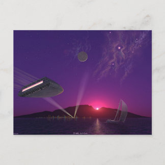 Sun Set Sail Postcard